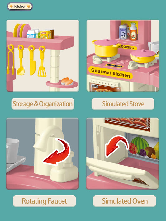 Accesorii de bucătărie pentru copii, jucării de joacă pentru copii de 3+ ani, băieți și fete